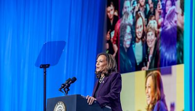 At teacher convention, Harris finds the jolt of energy Dems were missing.