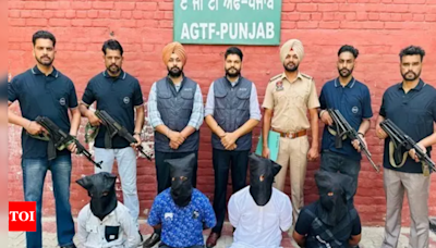 Punjab police AGTF busts terror module, arrests 4, seizes arms | India News - Times of India