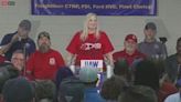 UAW employees celebrate agreement with victory rally in Statesville