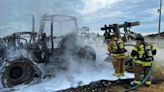 Winterville fire department fights weekend tractor fire