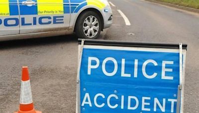 Road closed as emergency services rush to crash