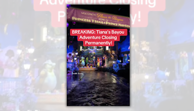 'Tiana's Bayou Adventure' Ride Closed by Disney Before Official Theme Park Debut?
