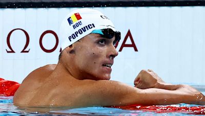 Swimming-Popovici takes men's 200 metres freestyle gold