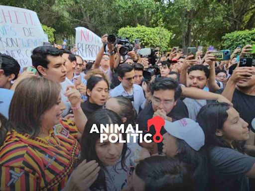 ‘Fuera Xóchitl’: estudiantes de Universidad de Guadalajara denuncian que fueron relegadas de diálogo con la candidata