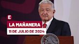 La 'Mañanera' hoy de López Obrador: Temas de la conferencia del 11 de julio de 2024