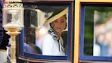 All eyes are on Kate as she returns to public view at a military parade honoring King Charles III