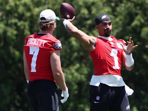 Eagles QB depth chart: Kenny Pickett takes over as top backup for Jalen Hurts in 2024 | Sporting News Australia