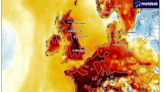 Weather maps reveal Iberian plume to blast UK with 25C heat twice this month