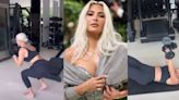 Así es la rutina de ejercicios de Kim Kardashian a sus 43 años