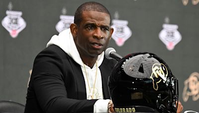 Colorado coach Deion Sanders takes Las Vegas by storm