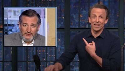 Seth Meyers Delights in Ted Cruz’s ‘Backhanded Compliment’ of Trump’s Sex Life | Video