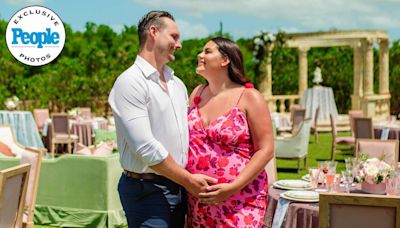“Love Is Blind”'s Alexa and Brennon Celebrate Baby on the Way with “Bridgerton-”Inspired Shower (Exclusive)