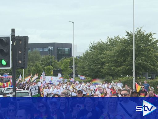 In pictures: Thousands march through Glasgow for Pride 2024 celebration