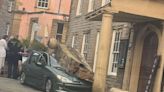 Historic Somerset pub suffers 'structural damage' after car smashed into pillar