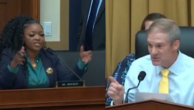 Jasmine Crockett Talks Over Jim Jordan to Remind Him a Jury Found Trump Guilty on 34 Felony Counts: ‘I Can Keep Going’