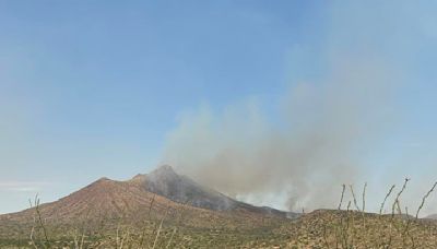 Romero Fire and Circle Fire growing quickly south of Kearny in Pinal County