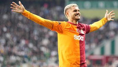 Icardi marcó un golazo de taco y se consagró campeón de la Superliga de Turquía con el Galatasaray