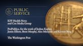 Cox Media Group and KFF Health News named finalist for prestigious Pulitzer Prize in Public Service