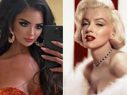 Influenciadora acredita ser a reencarnação de Marilyn Monroe após mais de R$ 1 milhão em plásticas