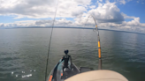 Kayaker fishing for bass snags something much larger — and deadly, Canada video shows