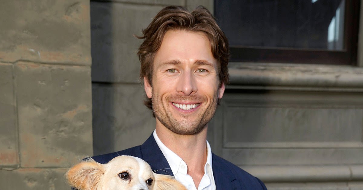 Glen Powell Knows Dog Brisket Was ‘Meant to Be on a Movie Set’