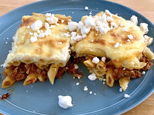 This baked pasta dish is the Greek version of lasagna — but way better. I learned how to make my dad's recipe, and it's perfect for leftovers.