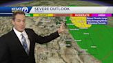 Severe storms possible once again over eastern New Mexico later today