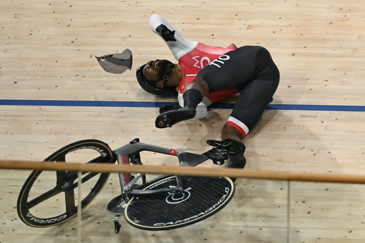 Kwesi Browne 'walking and talking' after horror crash at Paris Olympics