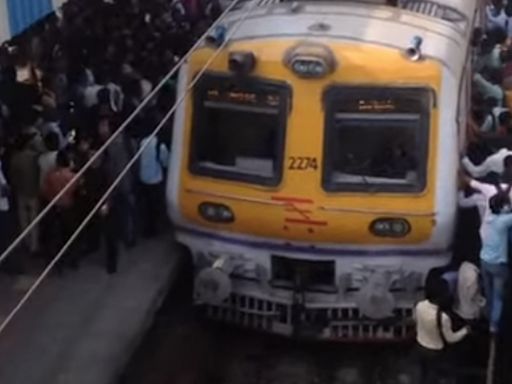Mumbai Local Train Services Of Western Railway Hit Due To Technical Issues