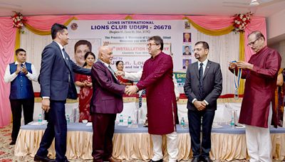 Udupi: Installation ceremony held by Lions Club Udupi 2024-25