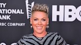 Pink, 44, Lounges on a Yacht in a White Swimsuit During Mexico Vacation