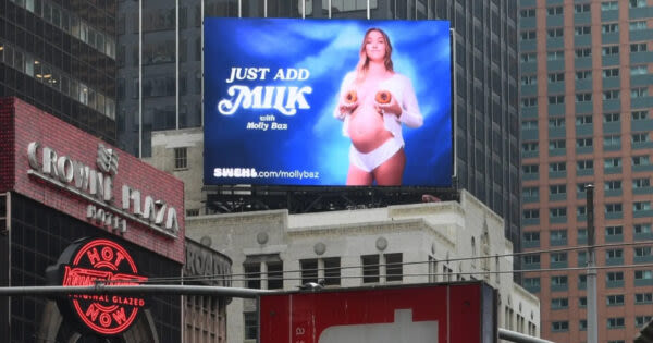 What The Removal Of Molly Baz's Times Square Ad Symbolizes