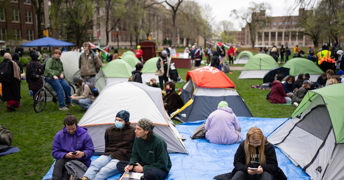 At University of Minnesota, another pro-Palestinian protest camp goes up