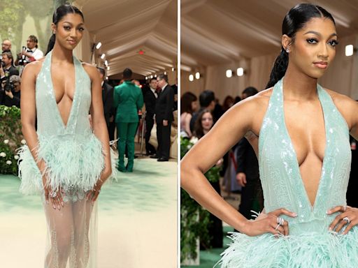 WNBA's Angel Reese Stuns At Met Gala On Her 22nd Birthday