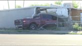 Truck crashes into Phoenix home, narrowly misses sleeping baby