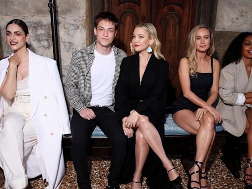 Kate Hudson and son Ryder sit front row at Max Mara Resort 2025 show