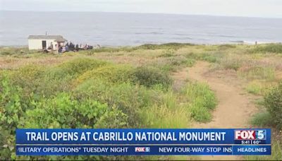 New hiking trail opens at Cabrillo National Monument park