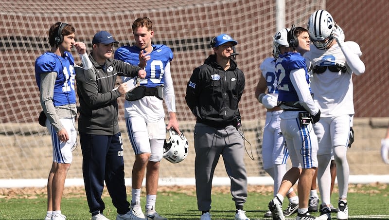 There are hot seats at BYU, but not where Kalani Sitake sits