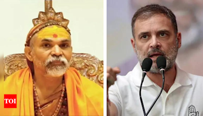 What Shankaracharya said over Rahul Gandhi's Hindu remark in Lok Sabha | India News - Times of India