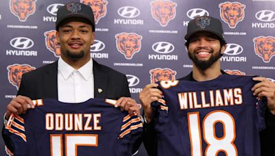 New Bears Stars Pack Sideline to Watch Angel Reese, Chicago Sky