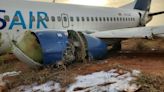 Eleven injured as Boeing jet skids off runway