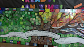 Leal Elementary creates mural recognizing dual-language students