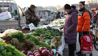 China's consumer prices boosted by weather disruptions, but domestic demand still soft