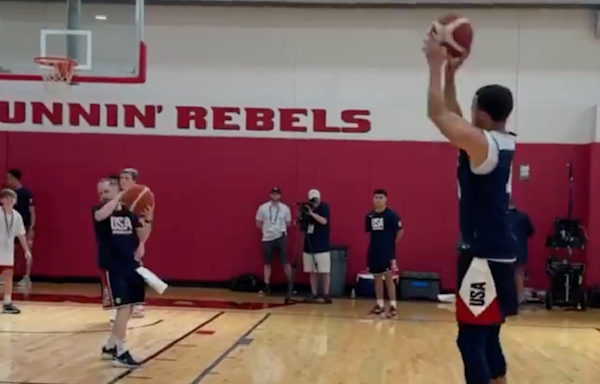 Everyone Had Same Reaction to Unreal Video of Steph Curry at Team USA Training Camp