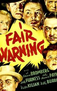 Fair Warning (1937 film)