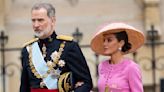 La reina Letizia conquista Londres de rosa y con fabuloso toque 'made in Spain'