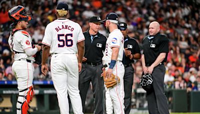 Astros' Ronel Blanco says suspension appeal not worth his time