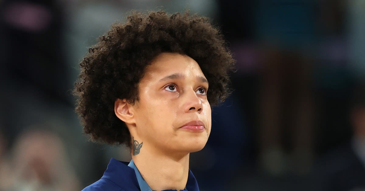 Brittney Griner was visibly emotional during the national anthem at the Paris Olympics. Here's why