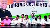 Congress to protest against poor law & order situation in Chhattisgarh | Raipur News - Times of India