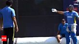 Watch: After delivering just six balls in IPL 2024, Shivam Dube the bowler gets guidance from Rohit Sharma for T20 World Cup | Cricket News - Times of India